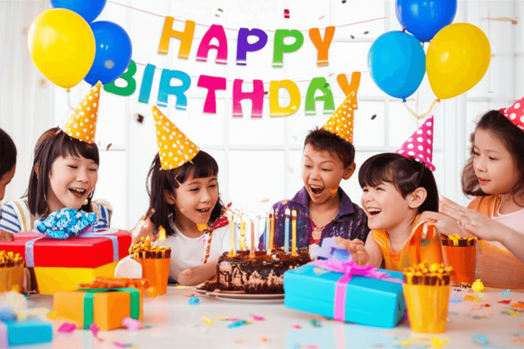 Animación infantil durante un cumpleaños