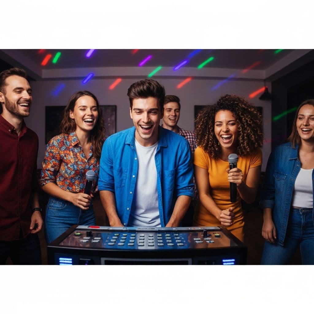 Participantes durante un Bingo Musical